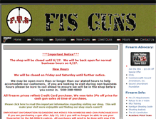 Tablet Screenshot of ftsguns.com